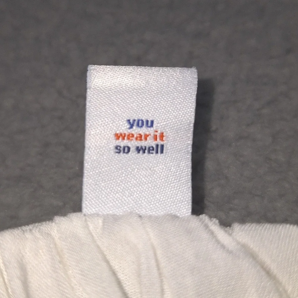 Old Navy‎ Blouse Womens Small White Embroidered Button Front Boho Cottagecore